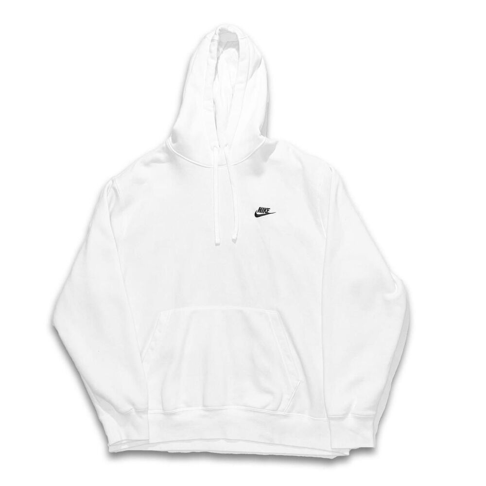 Nike Men's White Hoodie